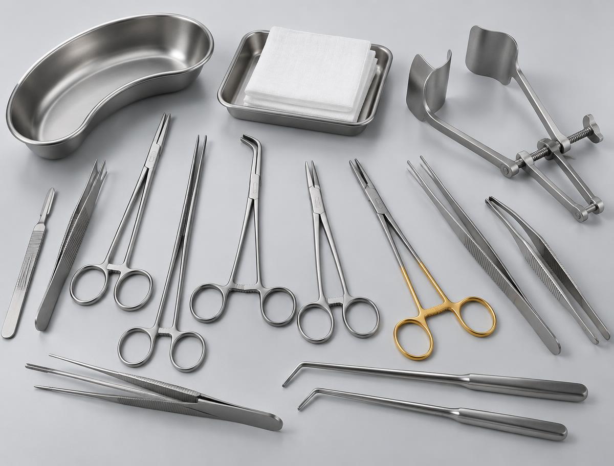 Abdominal Retractor Set, model RS-ABD-12, in the general surgery instruments catalog from Secure Meditech Nepal